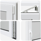 Basement Window "RISOR" 120x60 cm Tilt&Turn DIN Right White