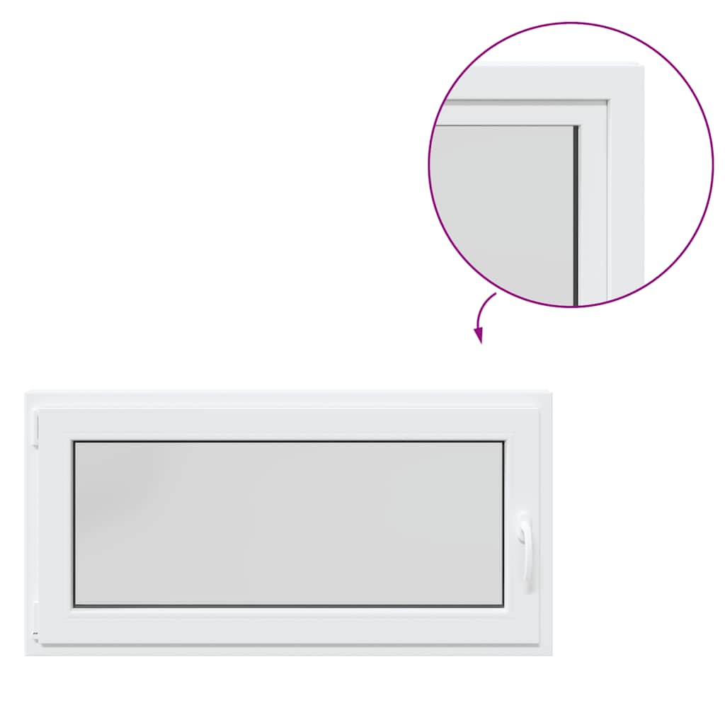 Basement Window "RISOR" 120x60 cm Tilt&Turn DIN Left White