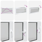 Basement Window "RISOR" 120x60 cm Tilt&Turn DIN Left White