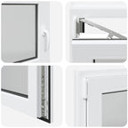 Basement Window "RISOR" 120x60 cm Tilt&Turn DIN Left White