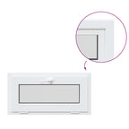 Basement Window RISOR 80x40 cm Tilt 2 Glazing White
