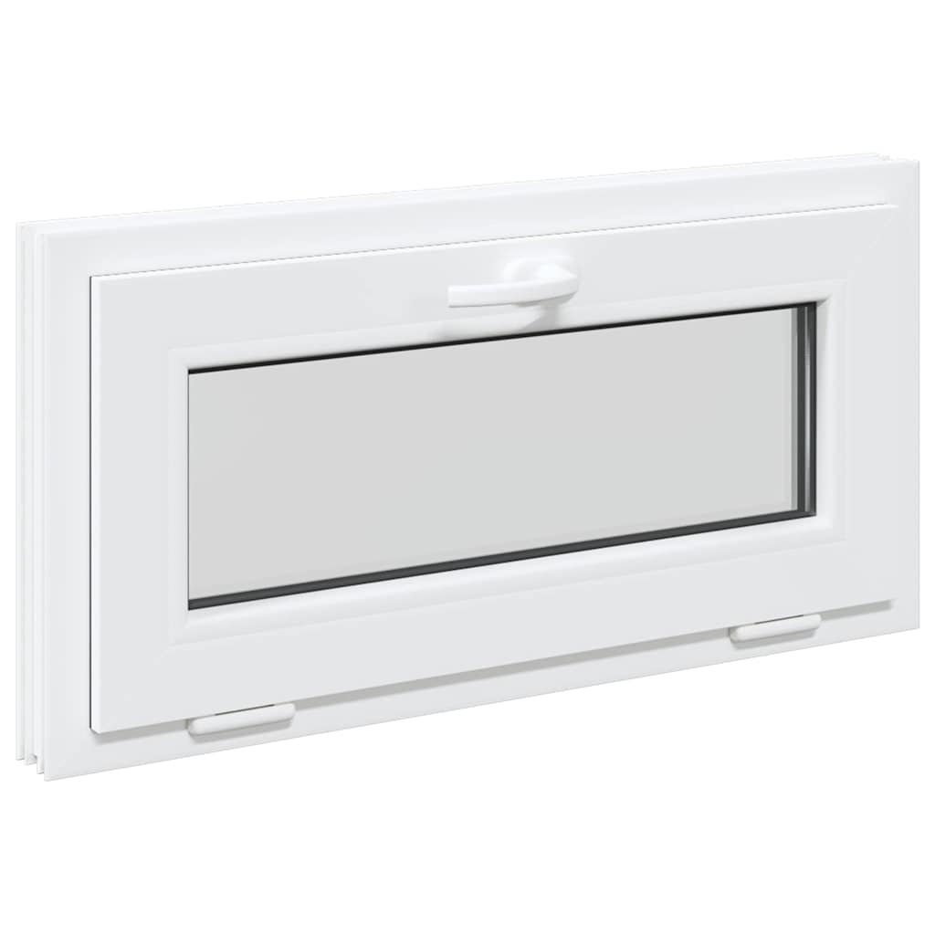 Basement Window RISOR 80x40 cm Tilt 2 Glazing White
