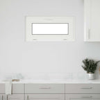 Basement Window RISOR 80x40 cm Tilt 2 Glazing White