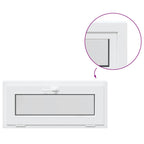 Basement Window RISOR 90x40 cm Tilt 2 Glazing White