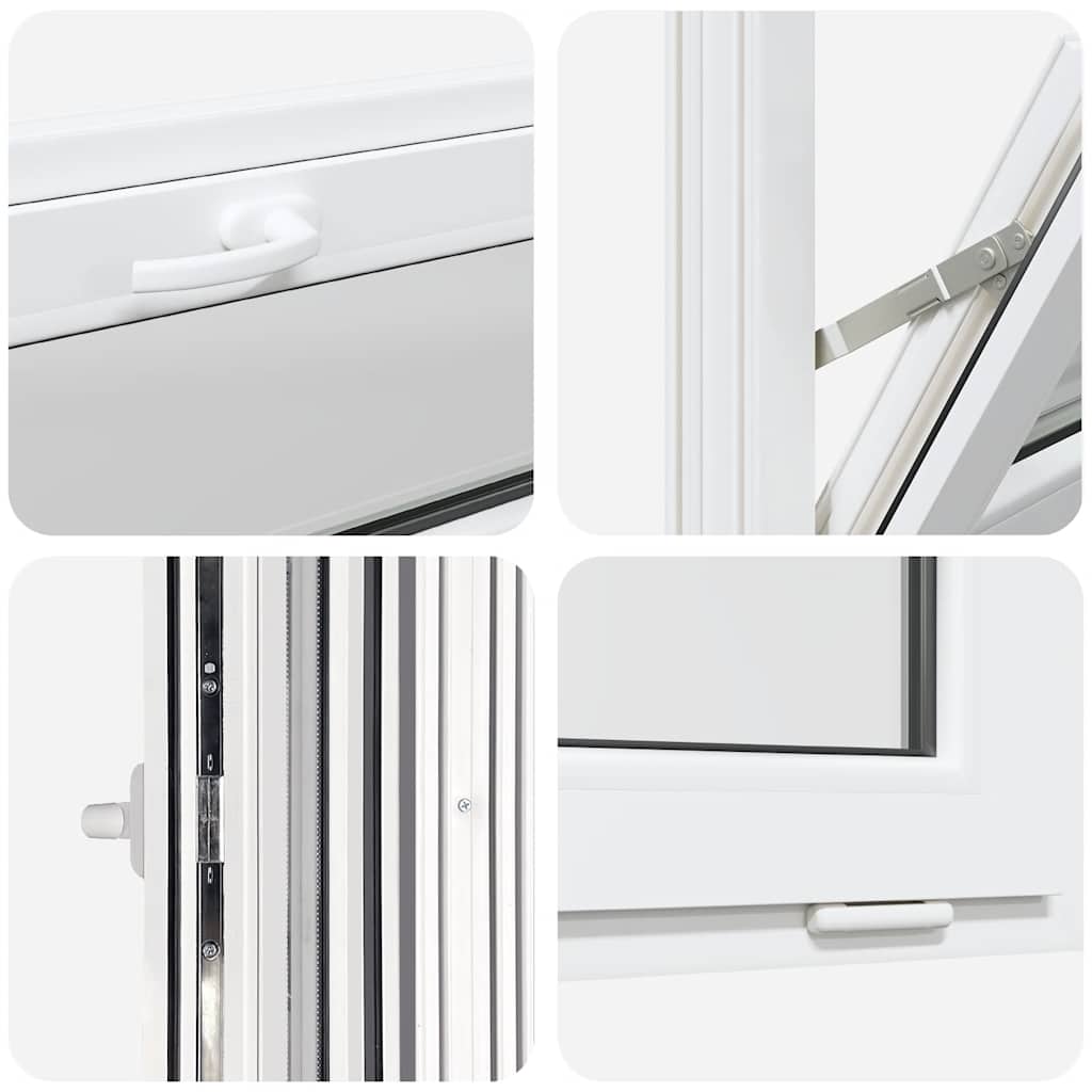 Basement Window RISOR 90x40 cm Tilt 2 Glazing White