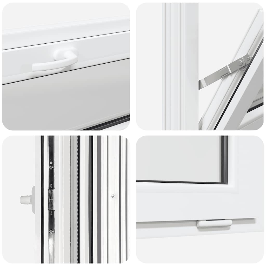 Basement Window RISOR 110x40 cm Tilt 2 Glazing White