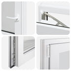 Basement Window "RISOR" 50x50 cm Tilt&Turn DIN Left White