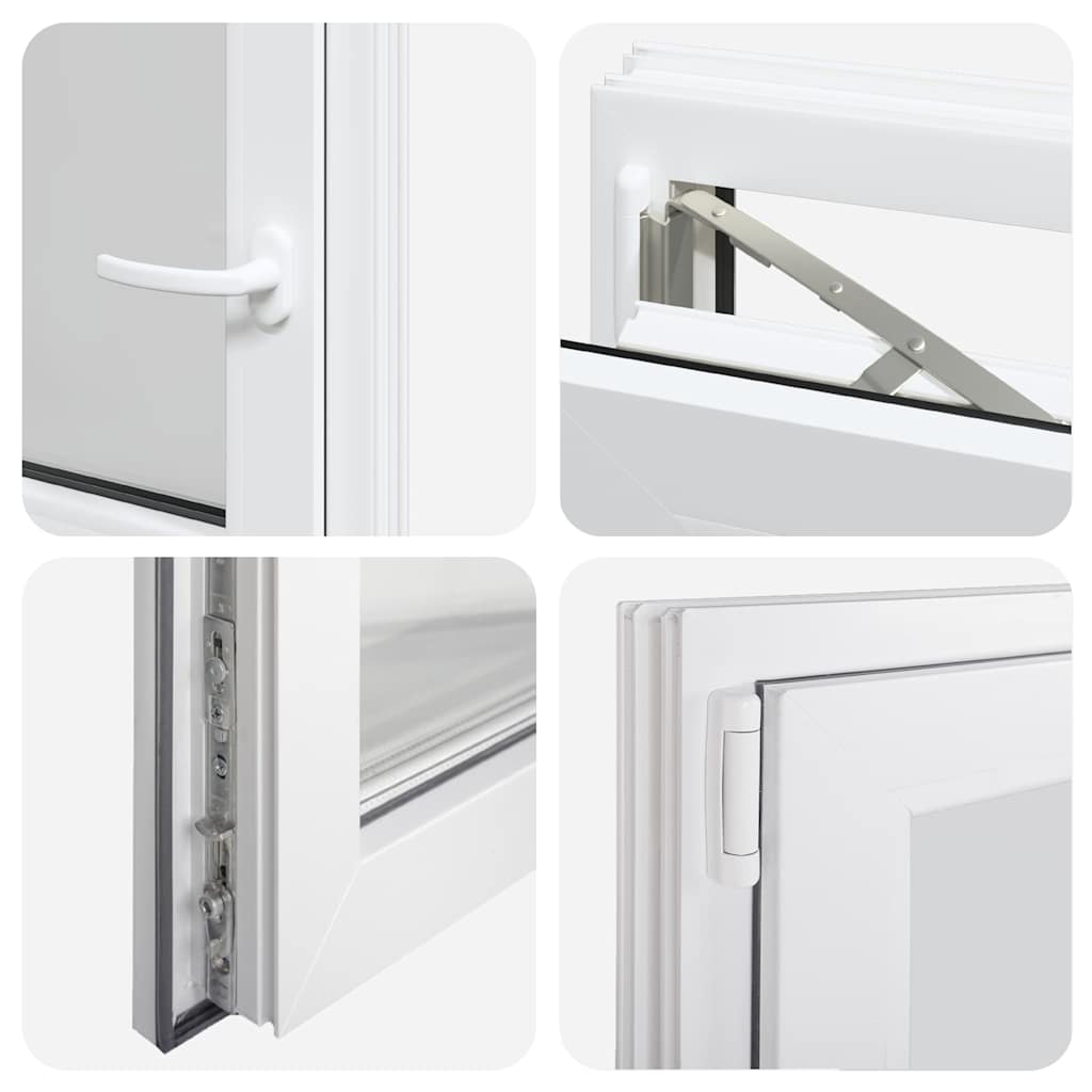 Basement Window "RISOR" 50x50 cm Tilt&Turn DIN Left White