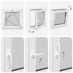 Basement Window "RISOR" 60x60 cm Tilt&Turn DIN Right White