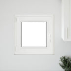 Basement Window "RISOR" 60x60 cm Tilt&Turn DIN Left White
