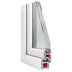 Basement Window "RISOR" 60x80 cm Tilt&Turn DIN Right White