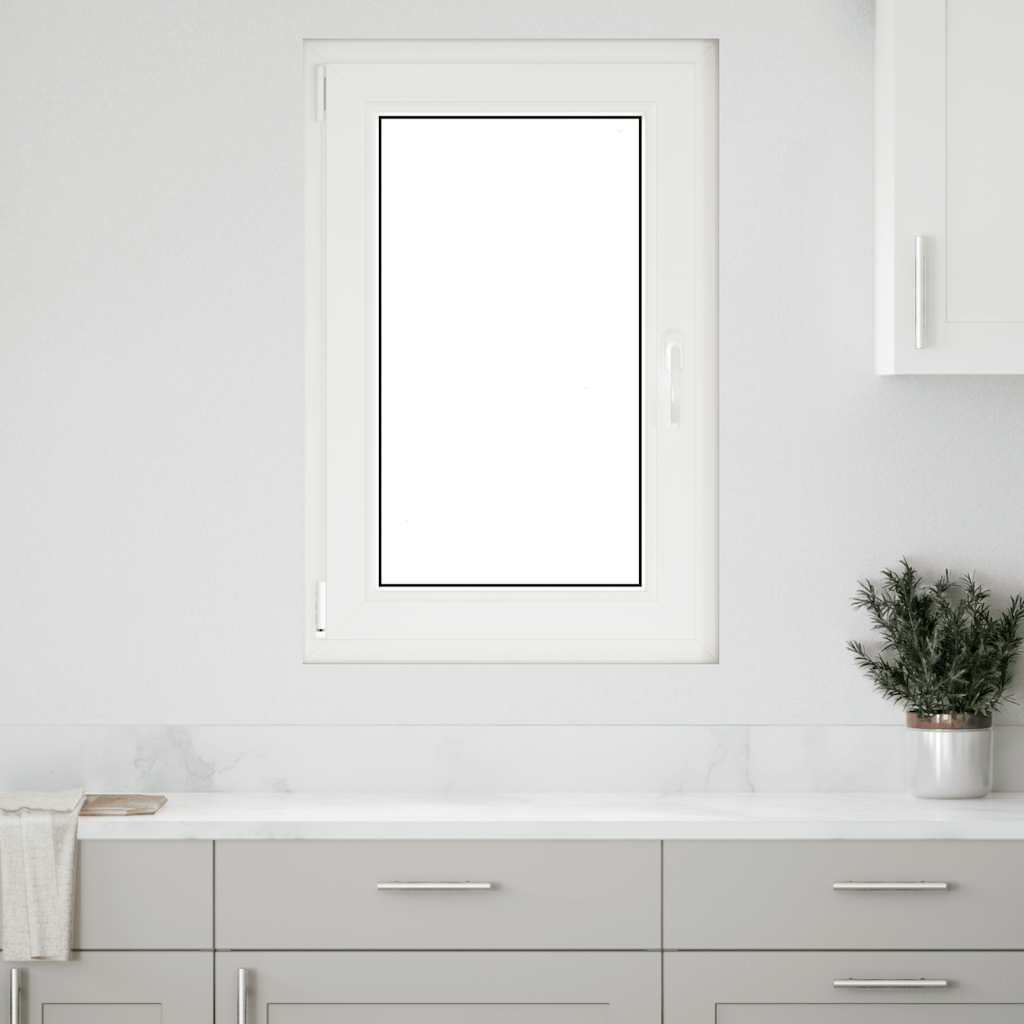 Basement Window "RISOR" 60x90 cm Tilt&Turn DIN Left White
