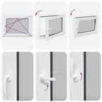 Basement Window "RISOR" 80x70 cm Tilt&Turn DIN Right White