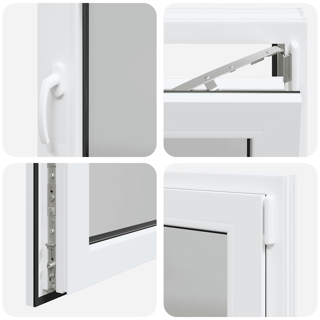 Basement Window "RISOR" 80x70 cm Tilt&Turn DIN Right White