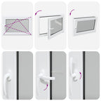 Basement Window "RISOR" 90x50 cm Tilt&Turn DIN Right White