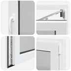 Basement Window "RISOR" 90x50 cm Tilt&Turn DIN Right White