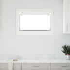 Basement Window "RISOR" 90x50 cm Tilt&Turn DIN Right White
