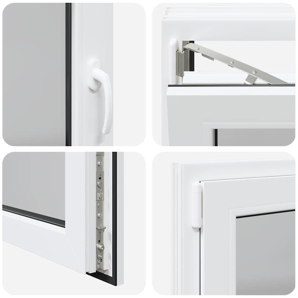 Basement Window "RISOR" 90x50 cm Tilt&Turn DIN Left White