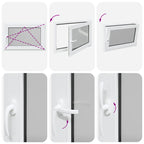 Basement Window RISOR 90x60 cm Tilt&Turn DIN Right White