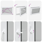 Basement Window "RISOR" 90x70 cm Tilt&Turn DIN Right White