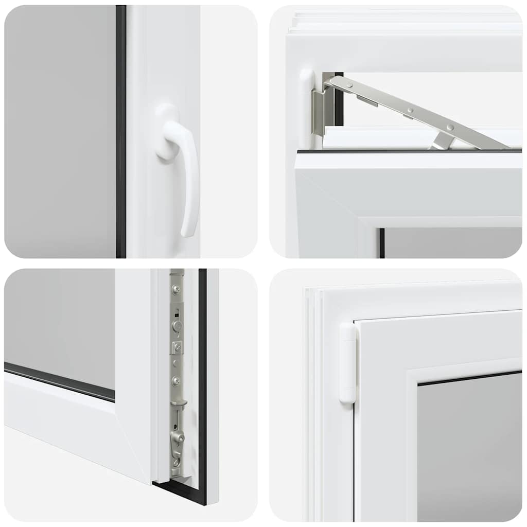 Basement Window RISOR 100x60 cm Tilt&Turn DIN Left White