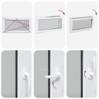 Basement Window "RISOR" 110x50 cm Tilt&Turn DIN Left White