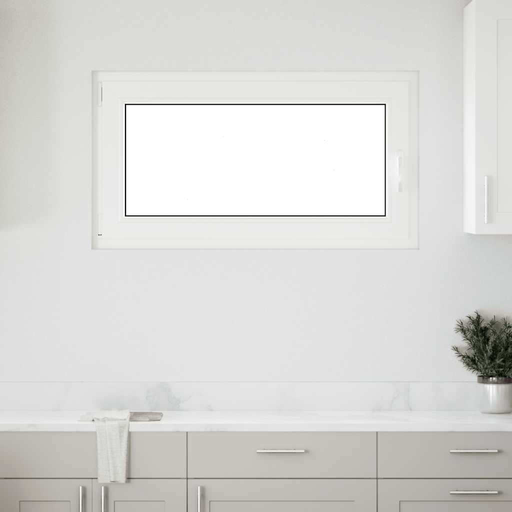 Basement Window "RISOR" 110x50 cm Tilt&Turn DIN Left White