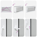 Basement Window "RISOR" 110x60 cm Tilt&Turn DIN Right White
