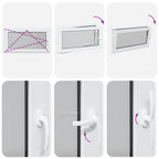 Basement Window "RISOR" 110x60 cm Tilt&Turn DIN Left White