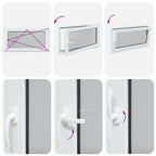 Basement Window "RISOR" 110x70 cm Tilt&Turn DIN Right White