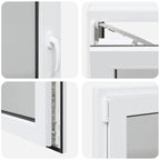 Basement Window "RISOR" 110x70 cm Tilt&Turn DIN Right White