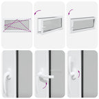 Basement Window "RISOR" 120x60 cm Tilt&Turn DIN Right White