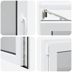 Basement Window "RISOR" 120x60 cm Tilt&Turn DIN Right White