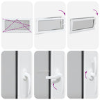 Basement Window "RISOR" 120x60 cm Tilt&Turn DIN Left White