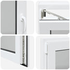 Basement Window "RISOR" 120x60 cm Tilt&Turn DIN Left White