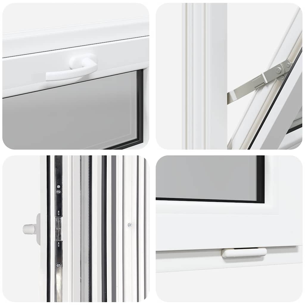 Basement Window RISOR 60x40 cm Tilt 3 Glazing White