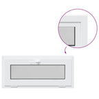 Basement Window RISOR 90x40 cm Tilt 3 Glazing White