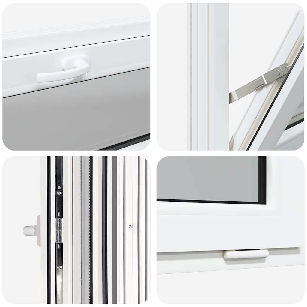 Basement Window RISOR 90x40 cm Tilt 3 Glazing White