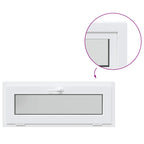 Basement Window RISOR 110x40 cm Tilt 3 Glazing White