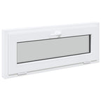 Basement Window RISOR 110x40 cm Tilt 3 Glazing White