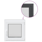 Basement Window "RISOR" 50x50 cm Tilt&Turn DIN Right Anthracite