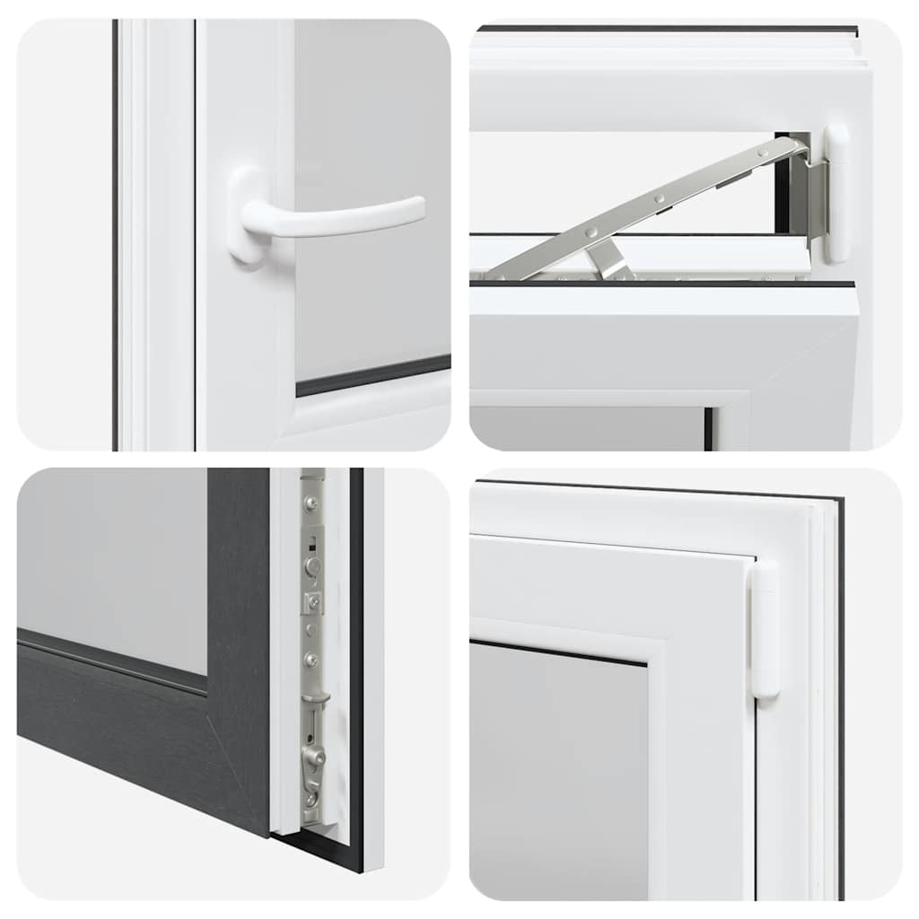 Basement Window "RISOR" 50x50 cm Tilt&Turn DIN Right Anthracite