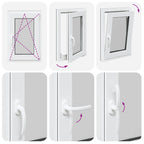 Basement Window "RISOR" 50x75 cm Tilt&Turn DIN Right Anthracite