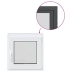 Basement Window RISOR 60x60 cm Tilt&Turn DIN Right Anthracite