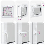 Basement Window RISOR 60x60 cm Tilt&Turn DIN Right Anthracite