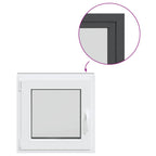 Basement Window RISOR 60x60 cm Tilt&Turn DIN Left Anthracite