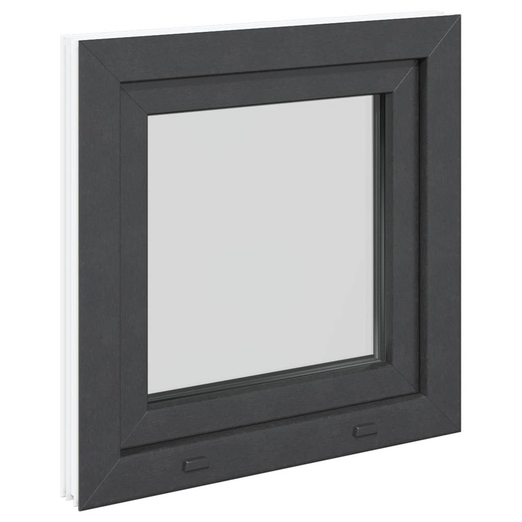 Basement Window RISOR 60x60 cm Tilt&Turn DIN Left Anthracite