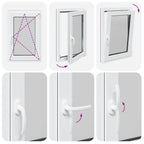 Basement Window RISOR 60x80 cm Tilt&Turn DIN Right Anthracite