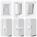 Basement Window RISOR 60x90 cm Tilt&Turn DIN Right Anthracite