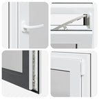 Basement Window RISOR 60x90 cm Tilt&Turn DIN Right Anthracite